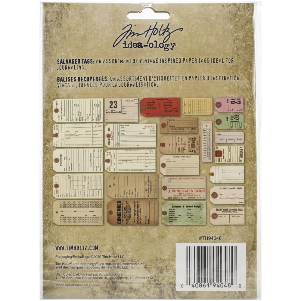 Tim Holtz - Idea-ology - Salvaged Tags