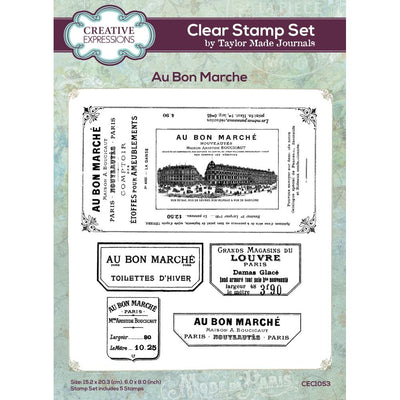 Creative Expressions - Clear Stamp Set - Taylor Made - Au Bon Marche