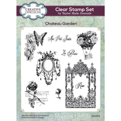 Creative Expressions - Clear Stamp Set - Taylor Made - Chateau Garden