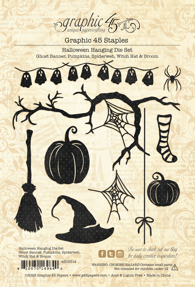 BOOtiful Greetings Halloween Hanging Die Set