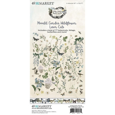 49 And Market Wildflower Laser Cut Outs - Moonlit Garden