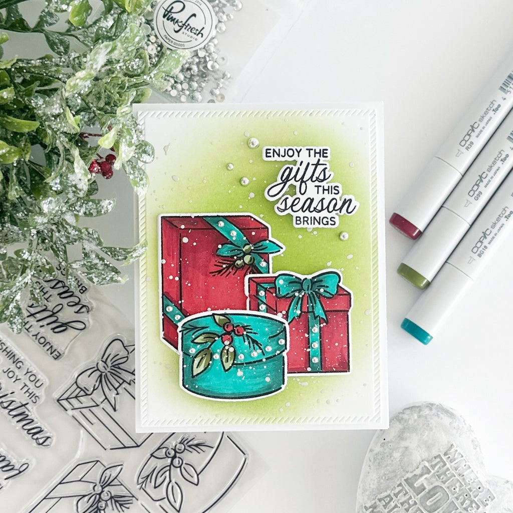 Pinkfresh Studio Clear Stamp Set 4"X6" - Christmas Presents