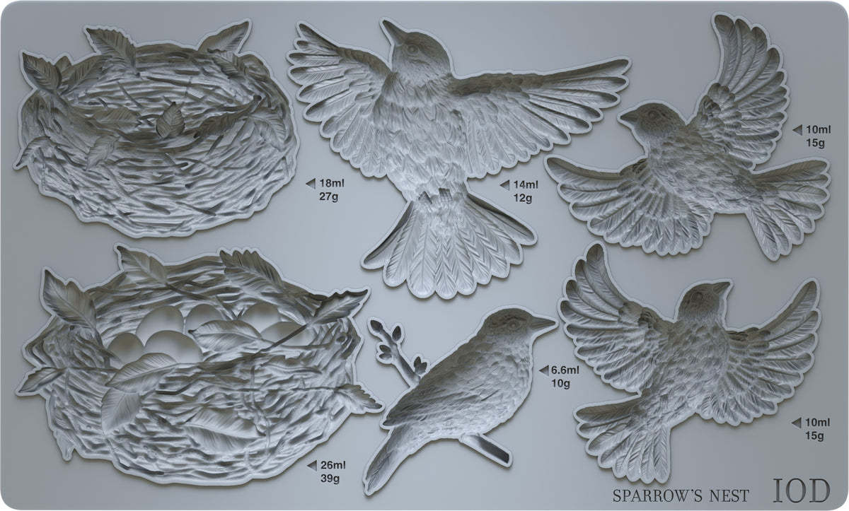 Iron Orchid Designs - Sparrow's Nest 6x10 IOD Mould™