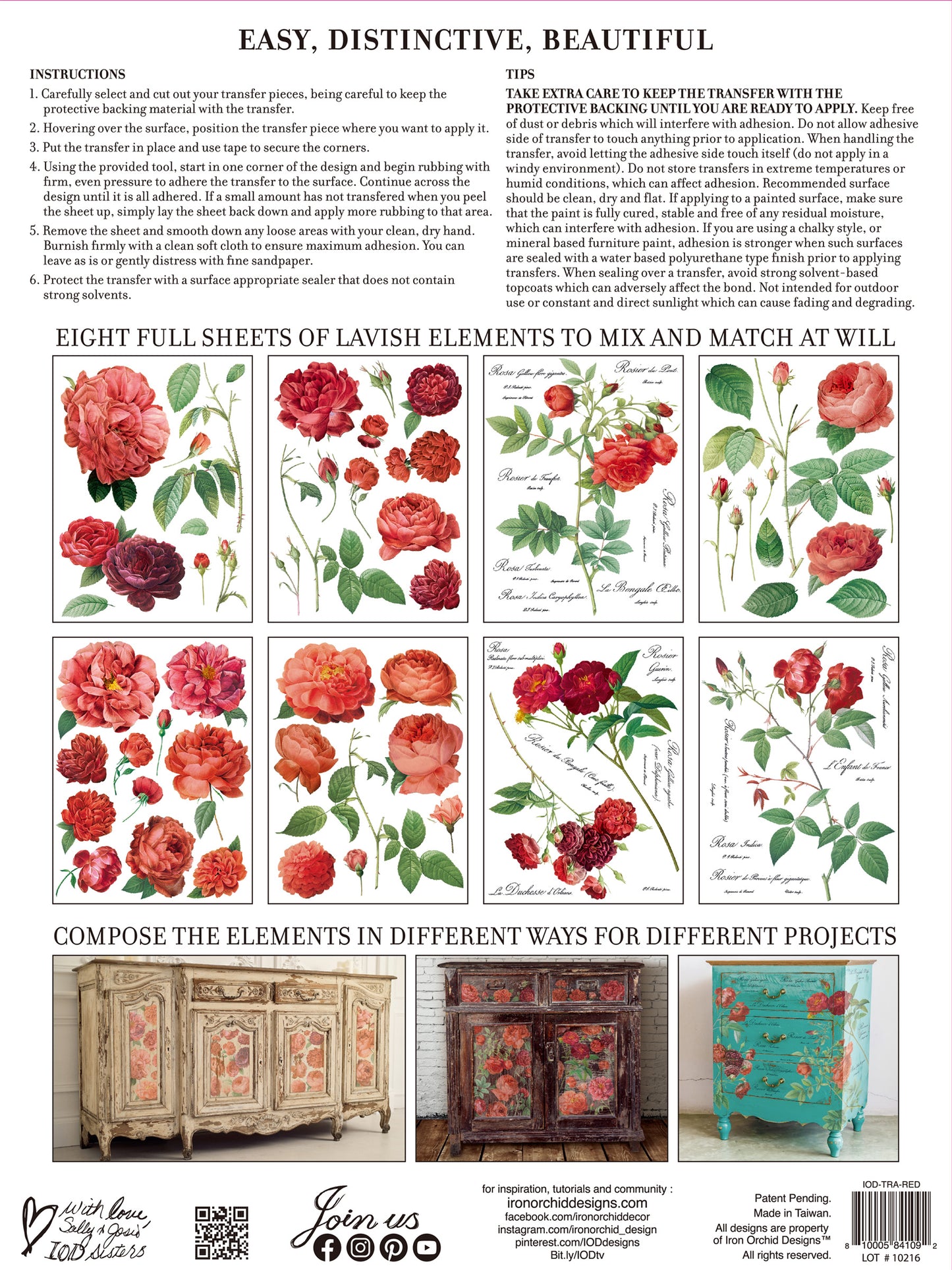 IOD - Iron Orchid Designs - Redoute II