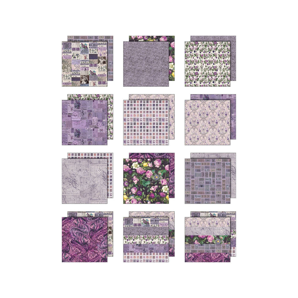 Tim Holtz® Idea-ology Palette Collection - Purple 8x8