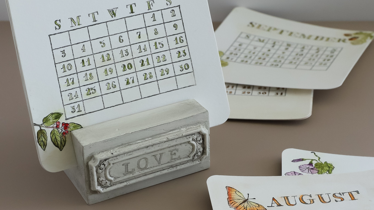IOD - A Timely Tale 6x6 IOD Stamp Set™ - 4 (6x6 sheets)