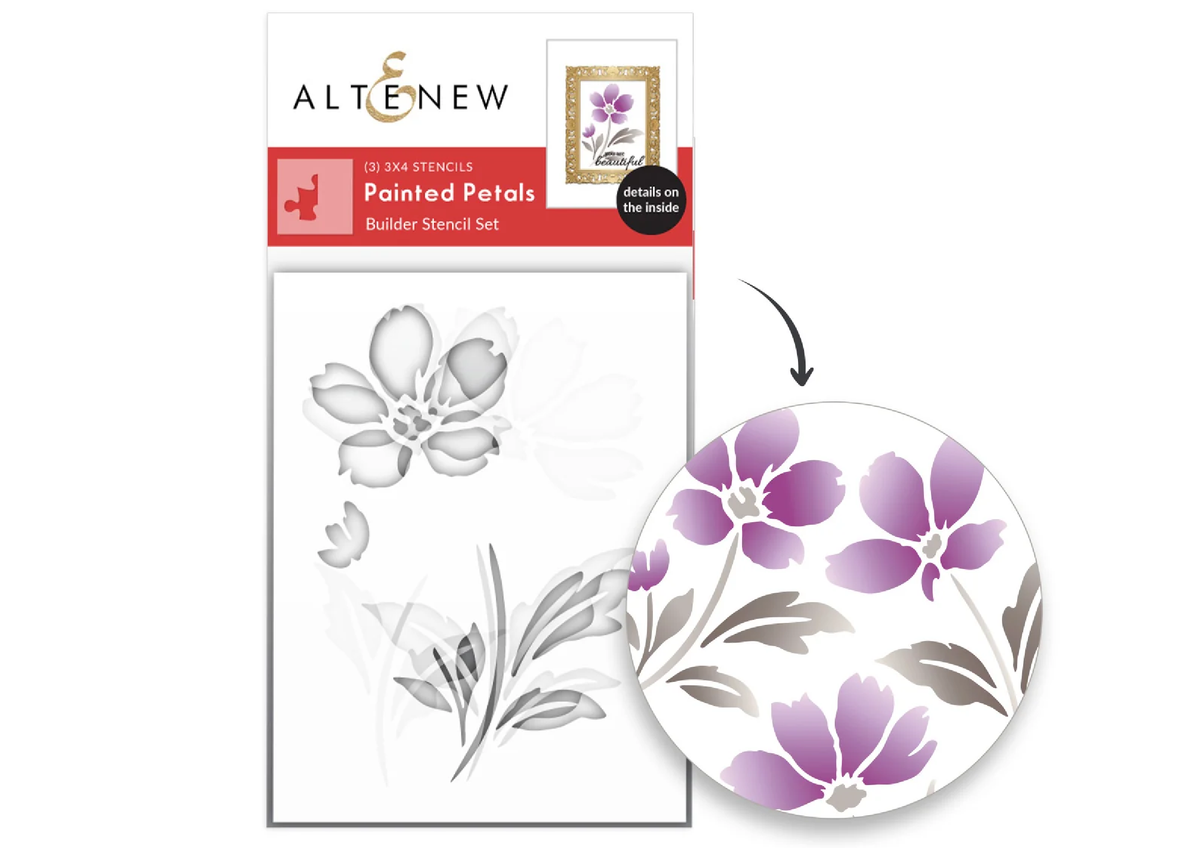 Altenew - Builder Stencil Set - Painted Petals