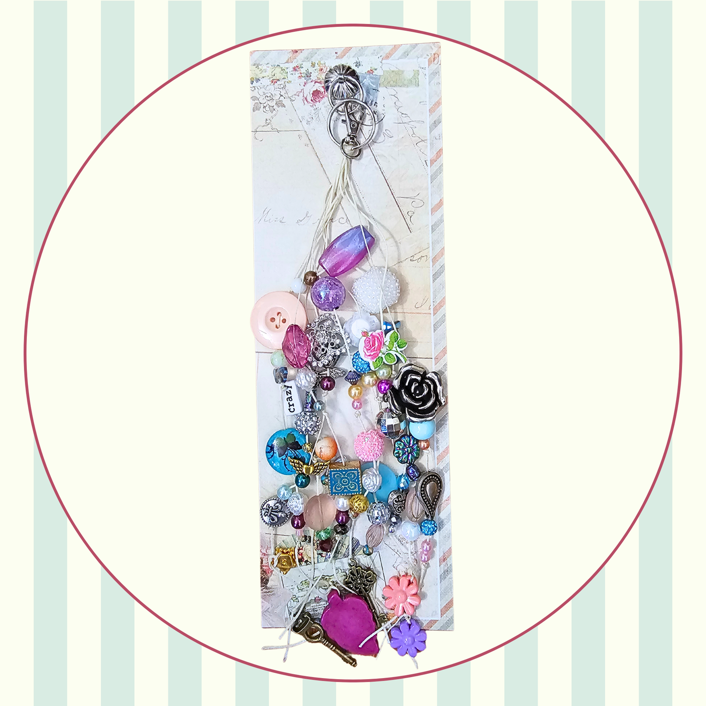 Vintage Bead Dangles - Large - Handmade