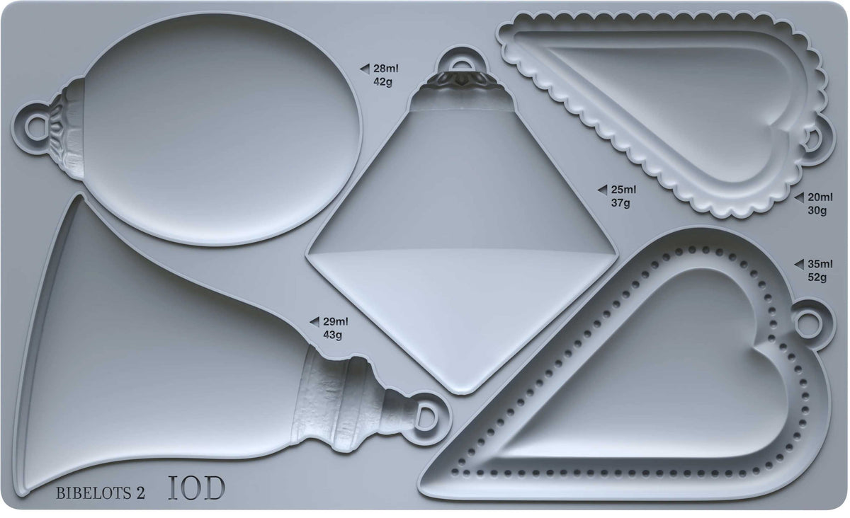 Bibelots 2 - 6x10 Mould - Iron Orchid Designs