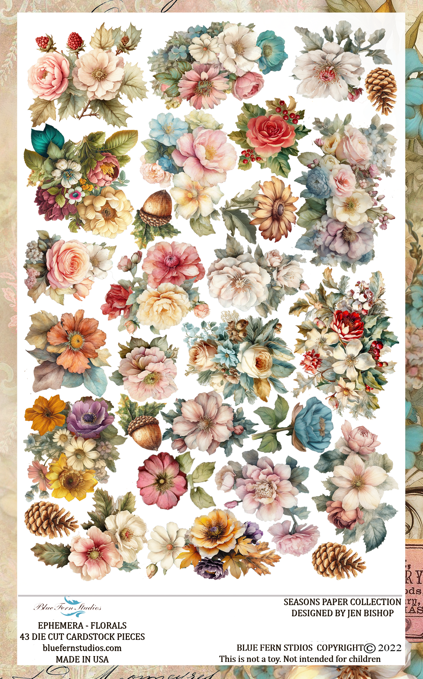 Blue Fern Studio - Seasons Floristry Ephemera - By Jen Bishop