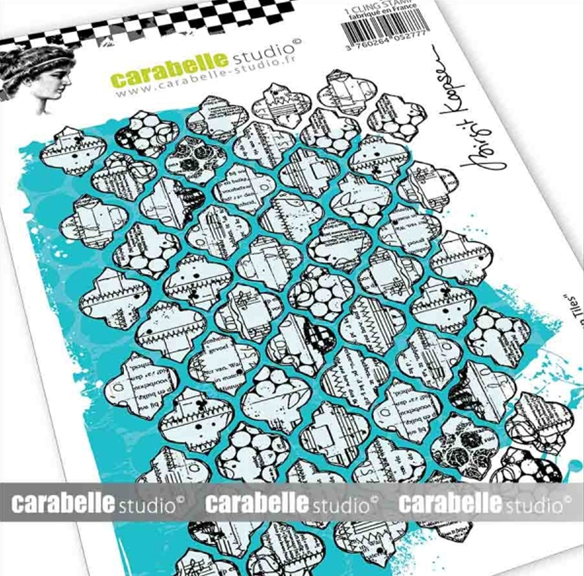 Carabelle Cling Stamp - Moroccan Tiles
