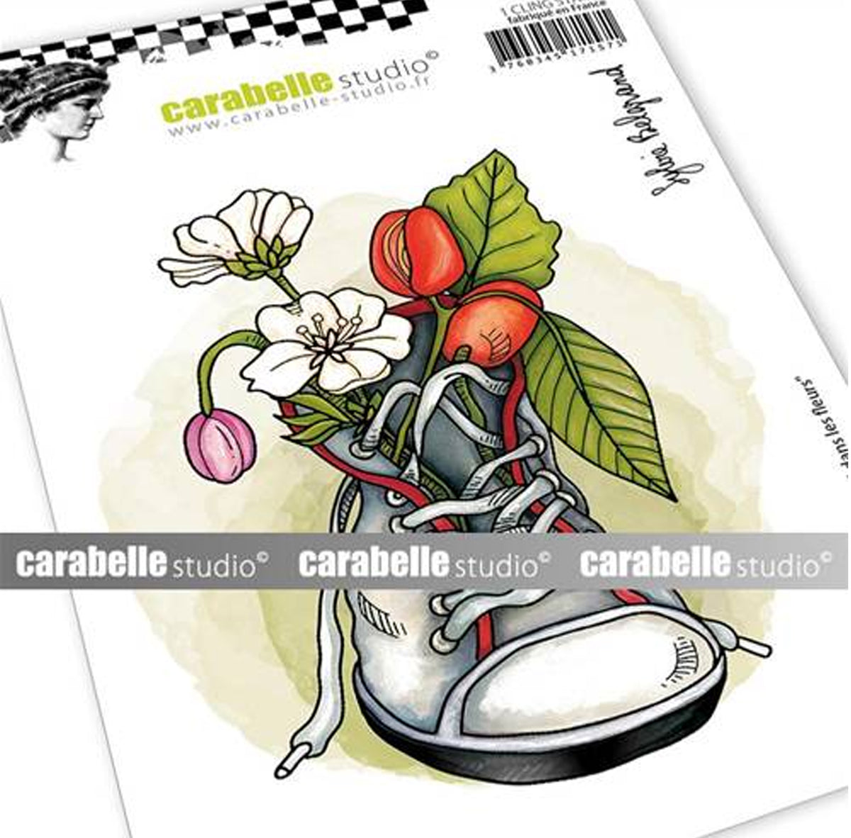 Carabelle Cling Stamp - Un Pied dans Les Fleurs by Sylvie Belgrand