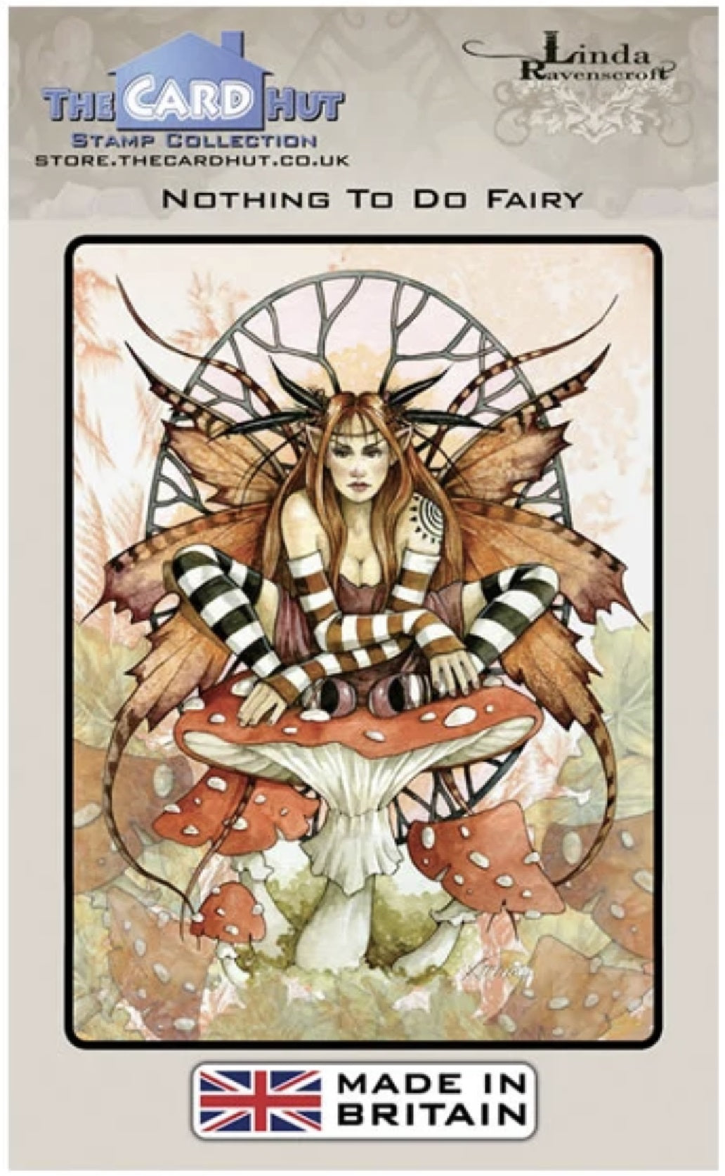 Linda Ravenscroft: Seasonal Fairies Stamp Collection - Nothing To Do Fairy