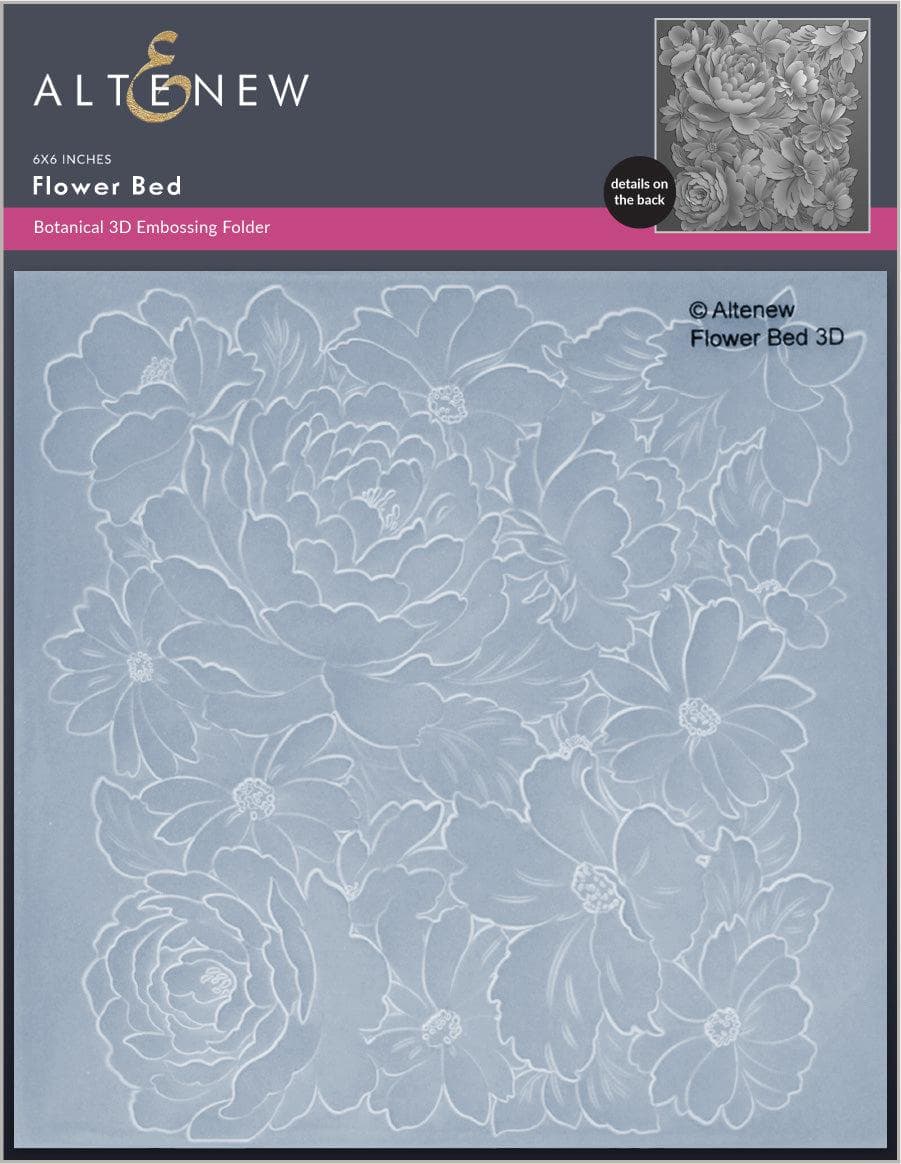 Altenew Flower Bed Embossing Folder 6x6