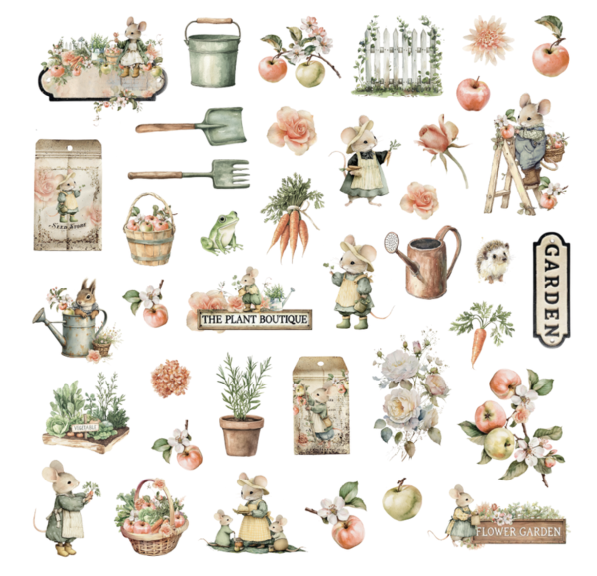 Prima Marketing - Homegrown - Ephemera - The 3 Girls Tale