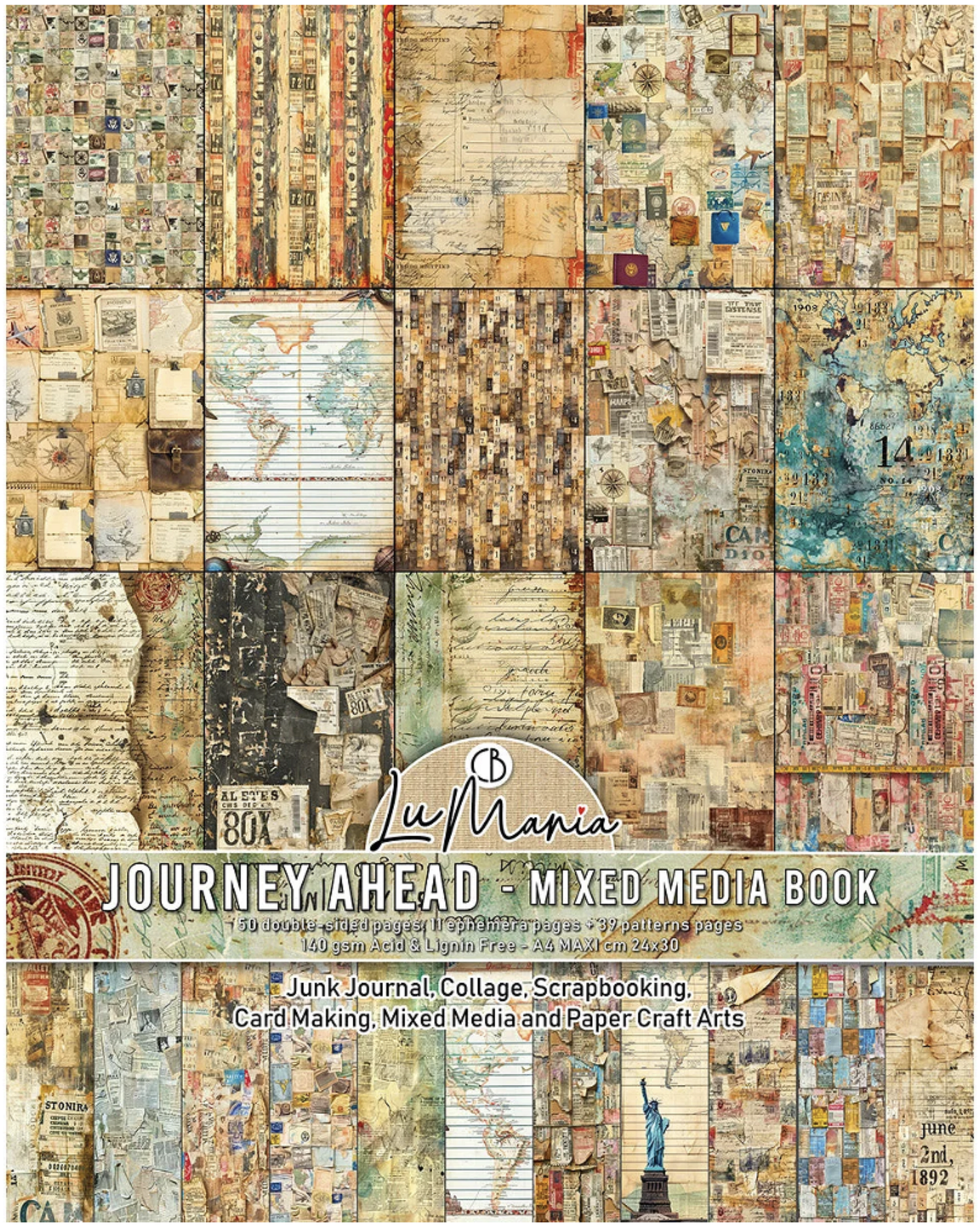 Ciao Bella - Journey Ahead - Lu Mania - Mixed Media Book