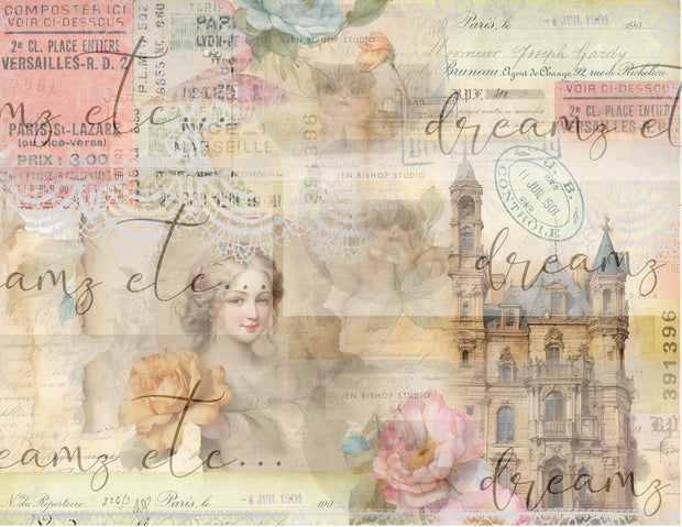 Manor House - Digital Collection - Journal Making, Scrapbooking & Cardmaking Kit
