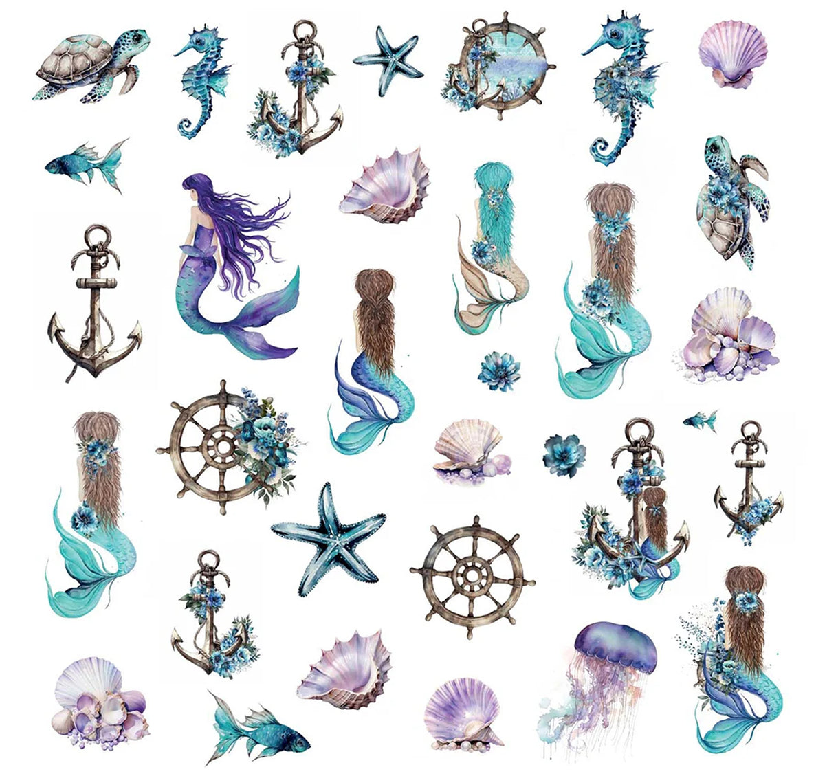 Prima - Mermaid Tale - Ephemera - Mermaid's Treasures