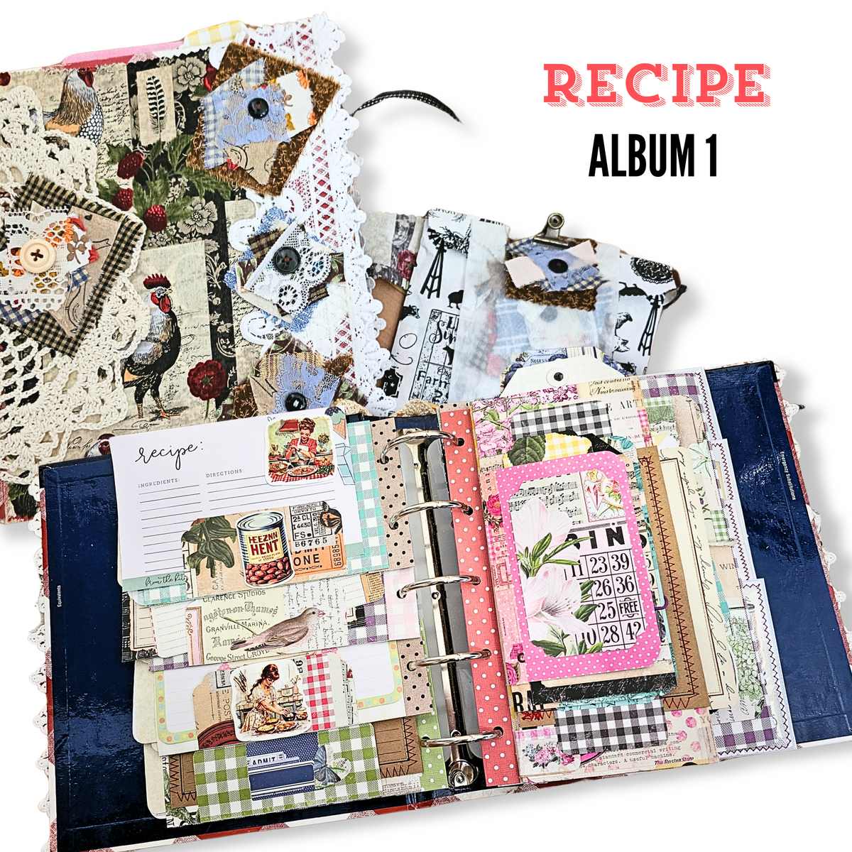 Handcrafted Recipe Album - Americana Retro - Album 1