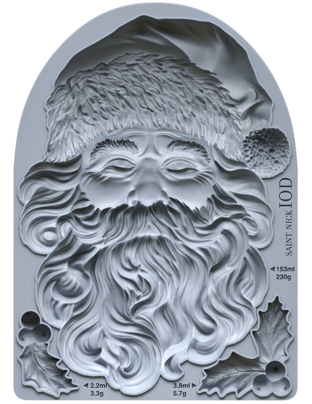 Saint Nick - 5x7 IOD Mould - Iron Orchid Designs | Dreamz Etc
