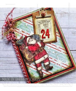 Tim Holtz Mixed-Media Stamps & Stencil Set: Vintage Holiday