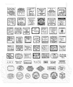 Tim Holtz - Stampers Anonymous - Cling Rubber Stamp - Curator