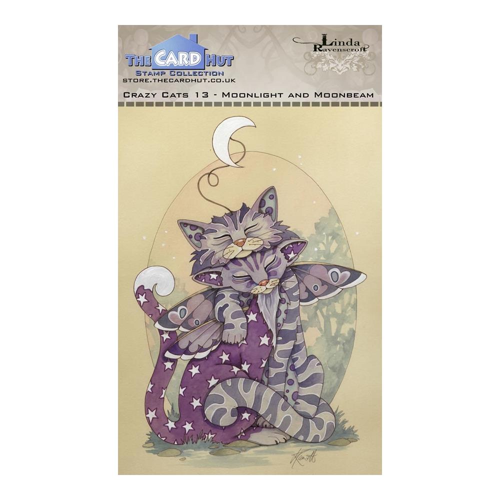 Crazy Cats - Moonlight & Moonbeam - Linda Ravenscroft