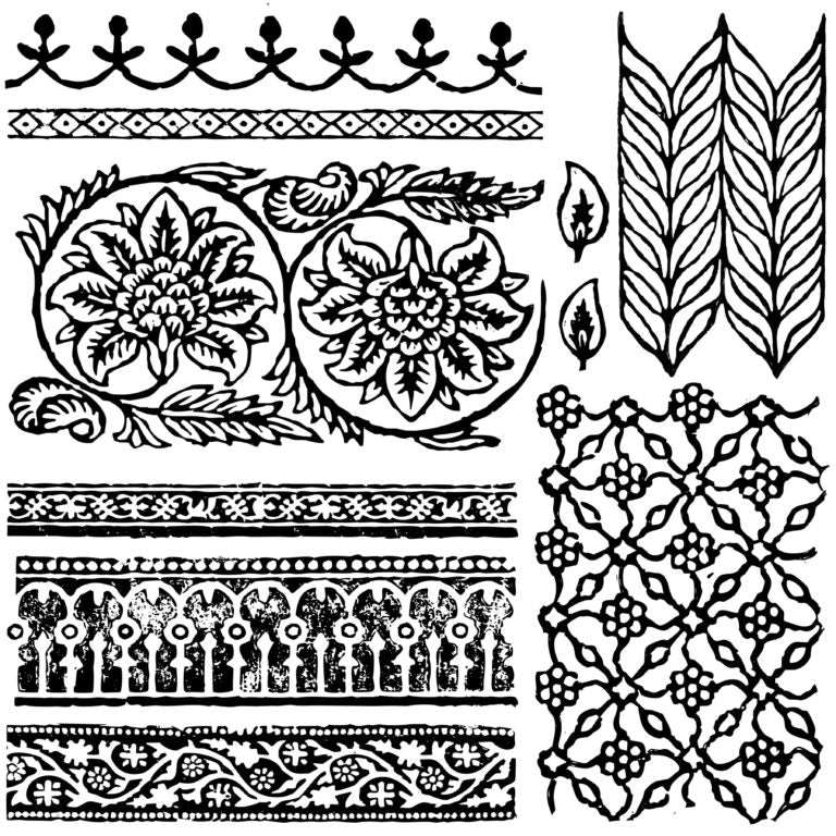 Iron Orchid Décor Stamp Set - 12x12 - Bohemia