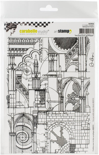 Carabelle Cling Stamp A5 - Architecture Gothique *