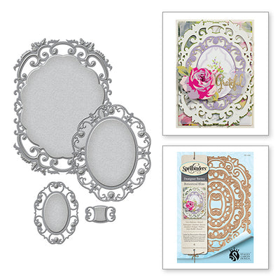 Spellbinders Designer Series - Designer Series - Botanical Bliss - Label 55 Decorative Element - by Stacey Caron