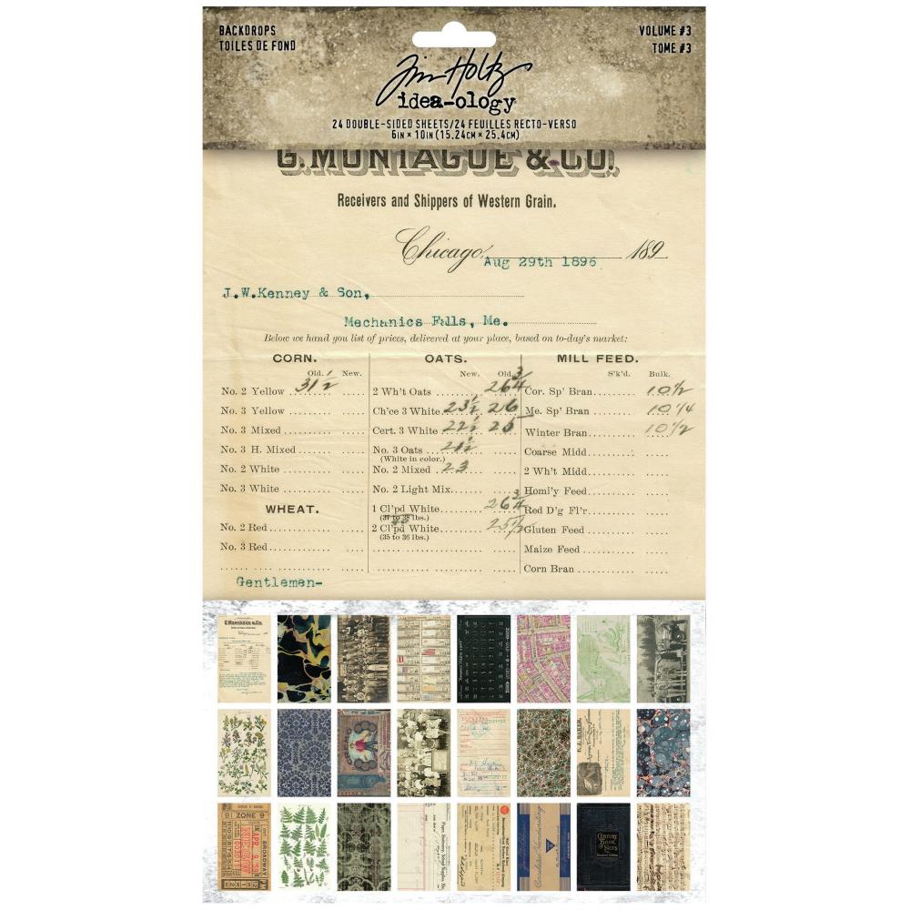 Tim Holtz Idea-Ology Backdrops