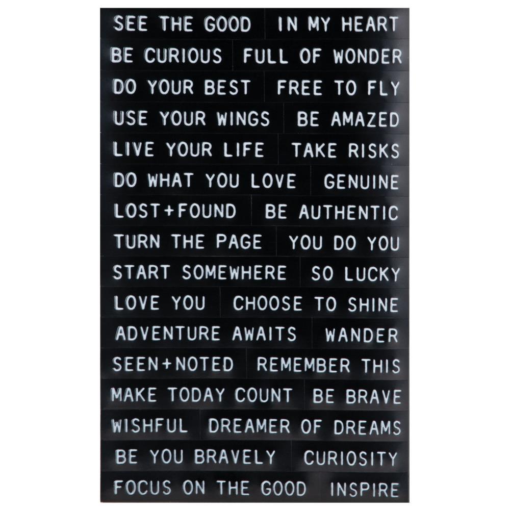 Tim Holtz Idea-ology Label Stickers Thoughts