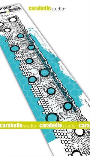 Carabelle Studio - "Cling Stamp Edge: "Border with Holes" by Birgit Koopsen *