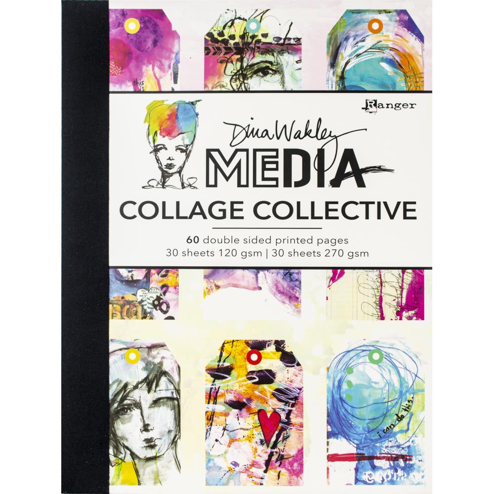 Dina Wakley Collage Collective - 30 Sheets