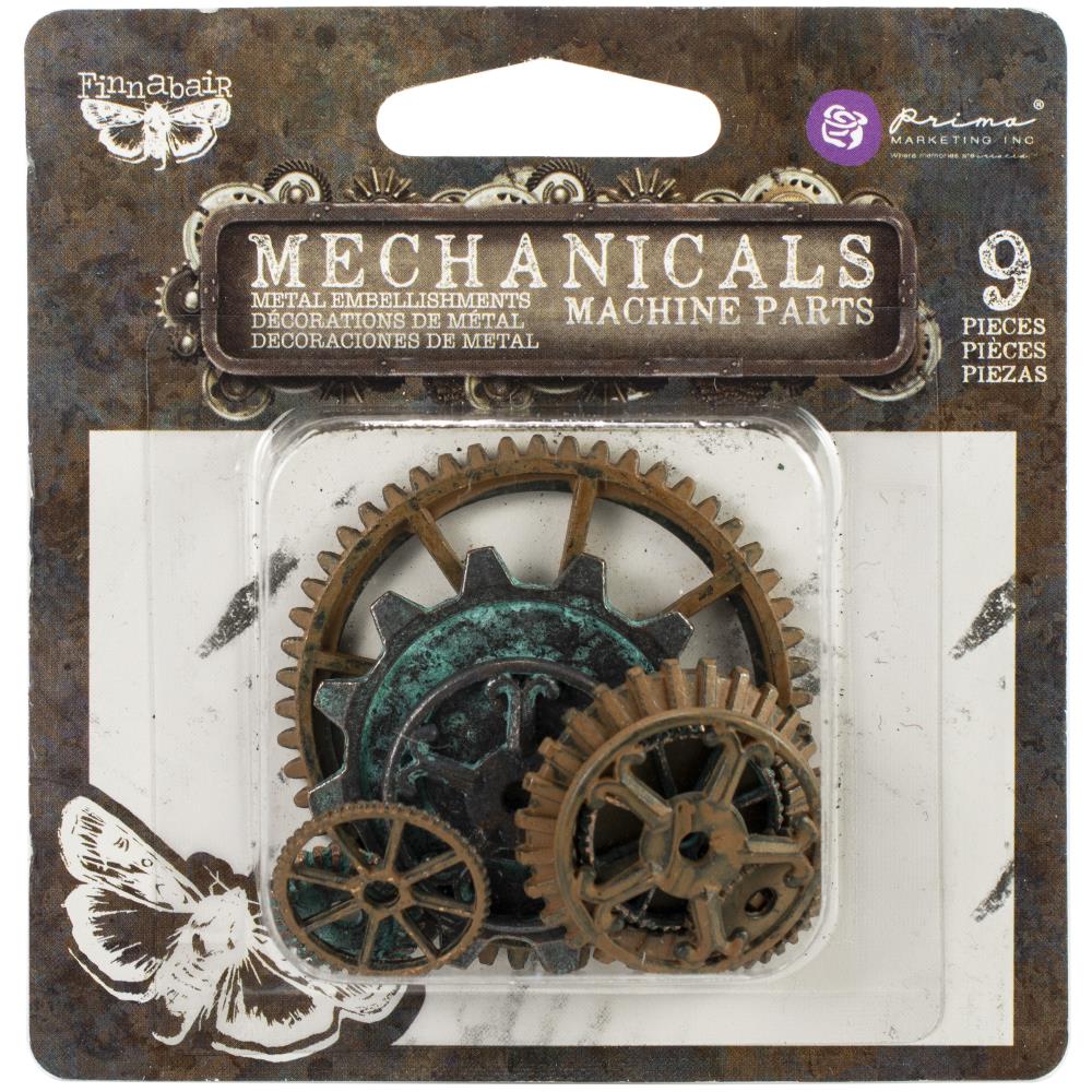 Finnabair Mechanicals Metal Embellishments - Machine Parts