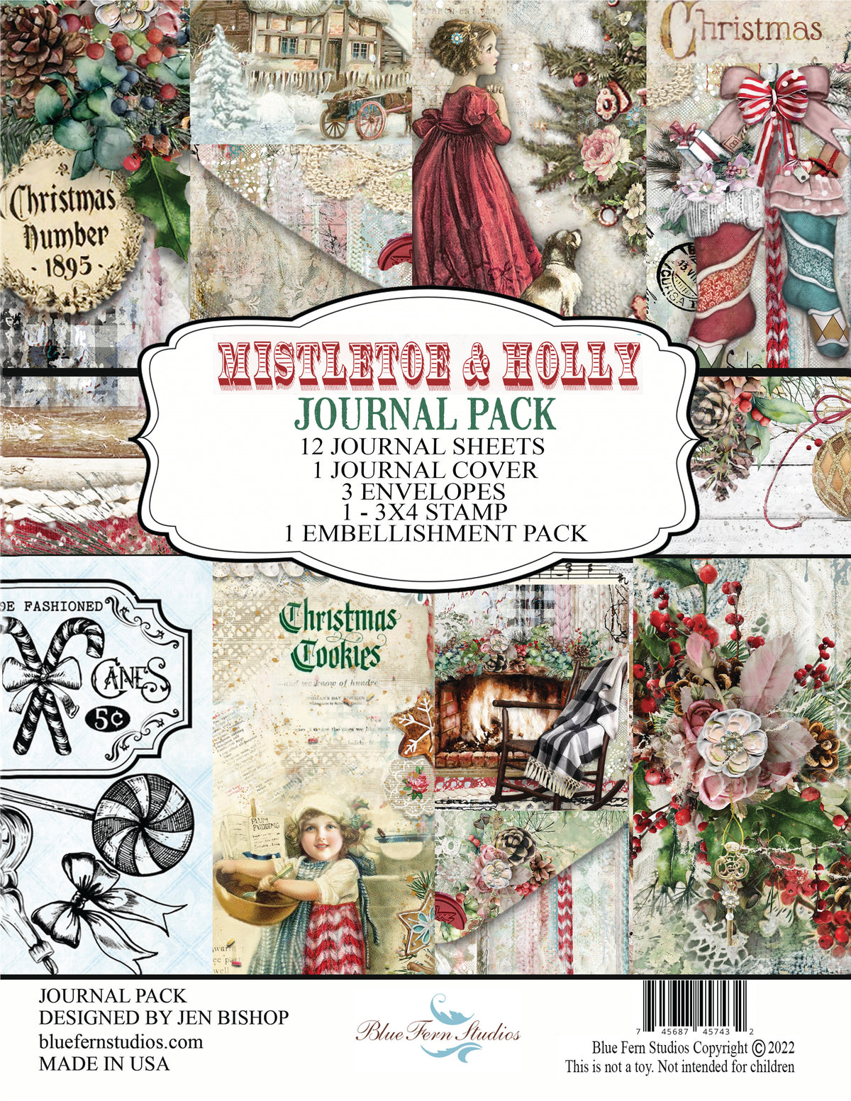 Mistletoe & Holly Journal Pack