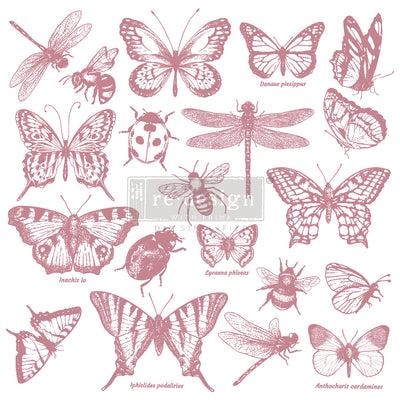 Re-Design Clearly Aligned Decor Stamps 12"X12" - Monarch Collection