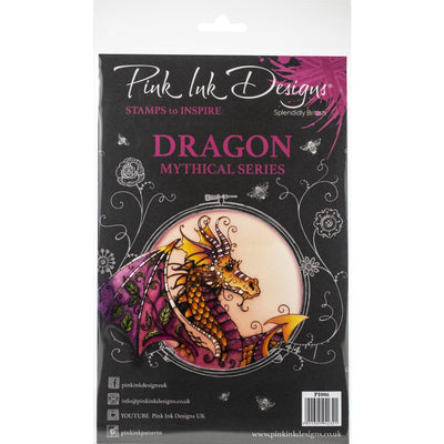 Pink Ink Designs - Dragon - A5 Stamp