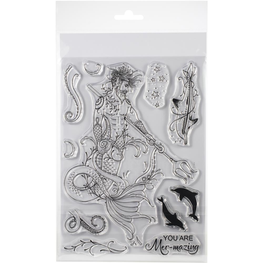 Pink Ink Designs - Neptune - A5 Stamp