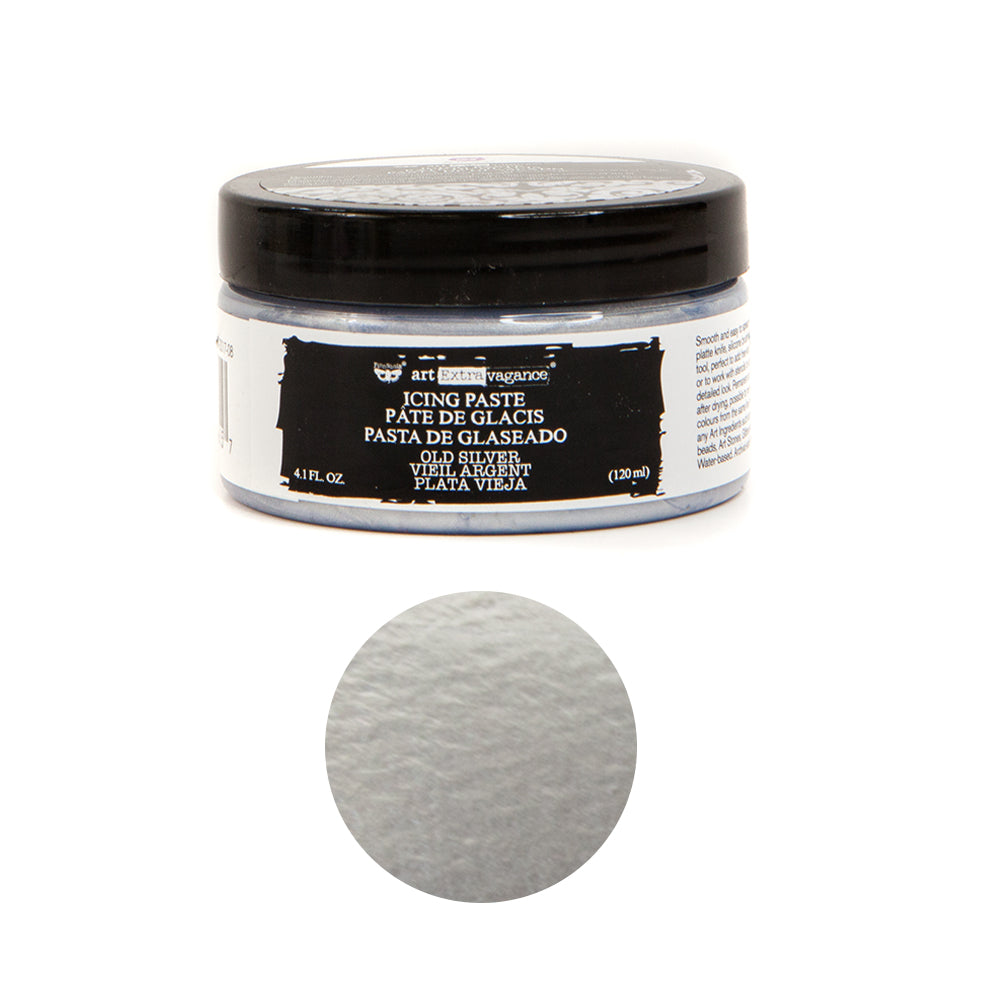 Finnabair Art Extravagance Icing Paste - OLD SILVER
