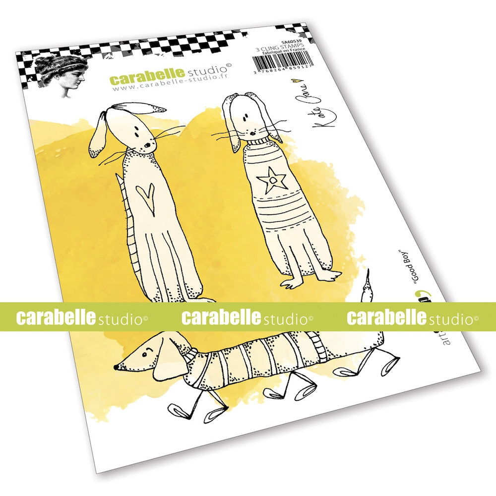 Carabelle Studio - "Cling Stamp A6 : "Good Boy" by Kate Crane