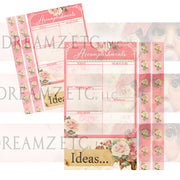 Floral Dreamz Planner/Journal - Accomplishment Sheets & Borders