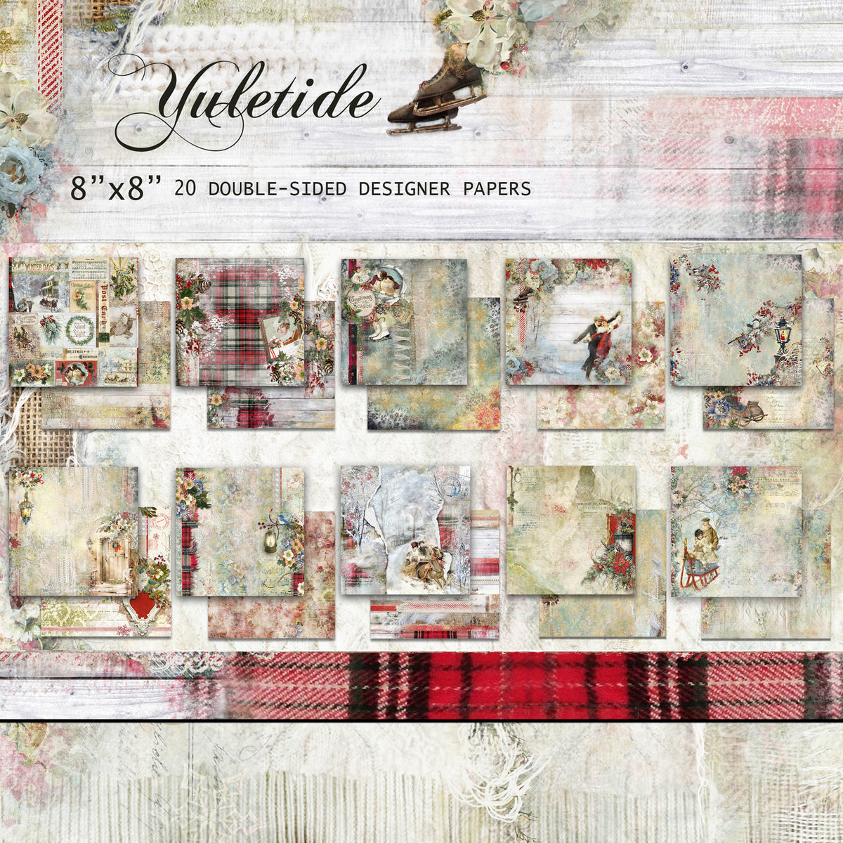 Yuletide 8x8 Paper Pack - BACKORDER