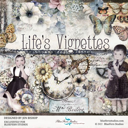 NEW! Blue Fern - Life's Vignettes Collection by Jen Bishop - NOW SHIPPING