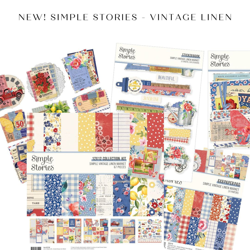 NEW! Simple Stories - Vintage Linen Market