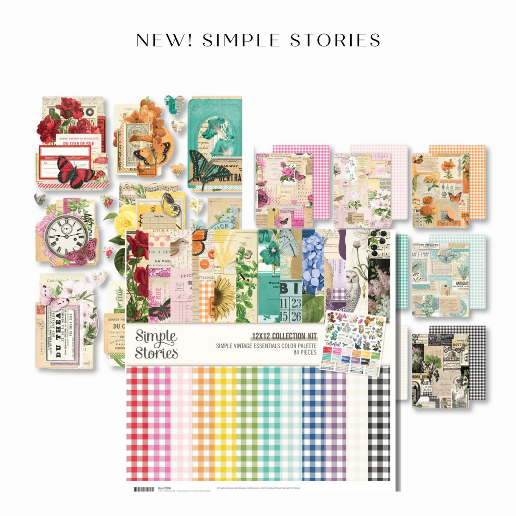 NEW! SIMPLE STORIES RELEASE - Simple Vintage Essentials Color Palette