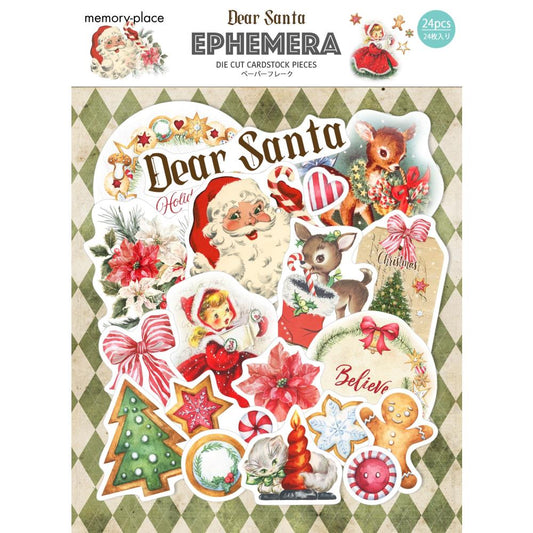 Dear Santa Ephemera Cardstock Die-Cuts - Memory Place