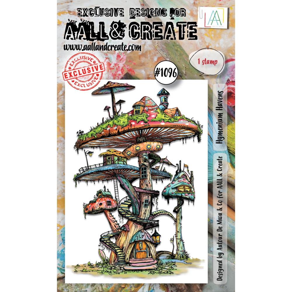 AALL & Create A6 Photopolymer Clear Stamp Set - Hymenium Havens