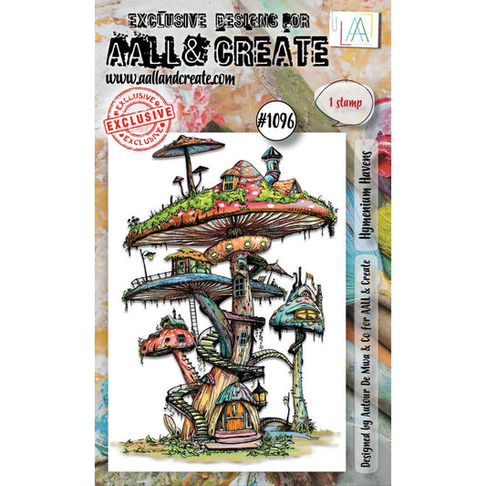 AALL & Create A6 Photopolymer Clear Stamp Set - Hymenium Havens