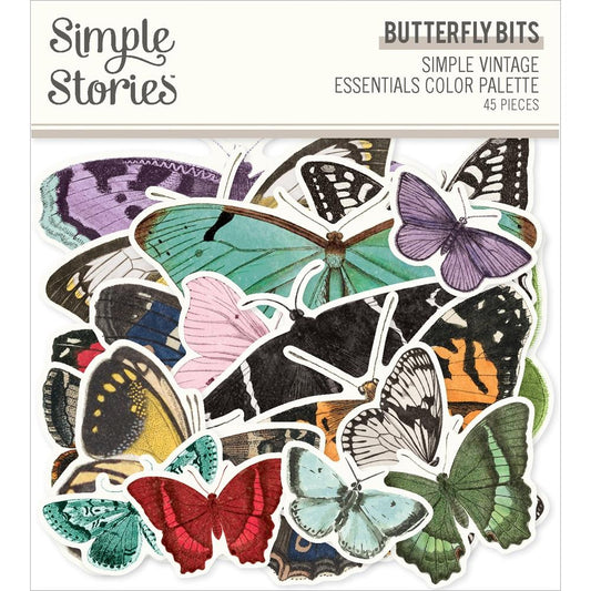 Simple Stories - Simple Vintage Essentials Bits & Pieces Die-Cuts 44/Pkg
